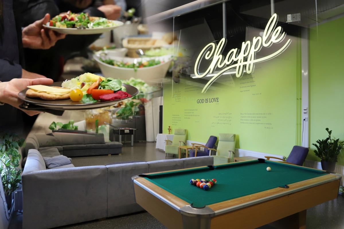 Chapple toimii kauppakeskus Isossa Omenassa.