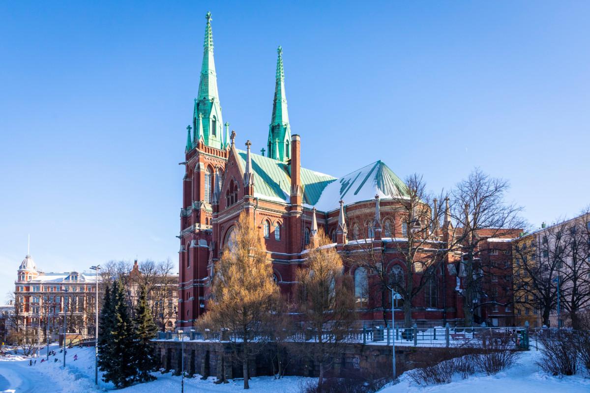 Vuonna 1891 valmistunut Johanneksenkirkko on Helsingin kolmanneksi vanhin kirkko.