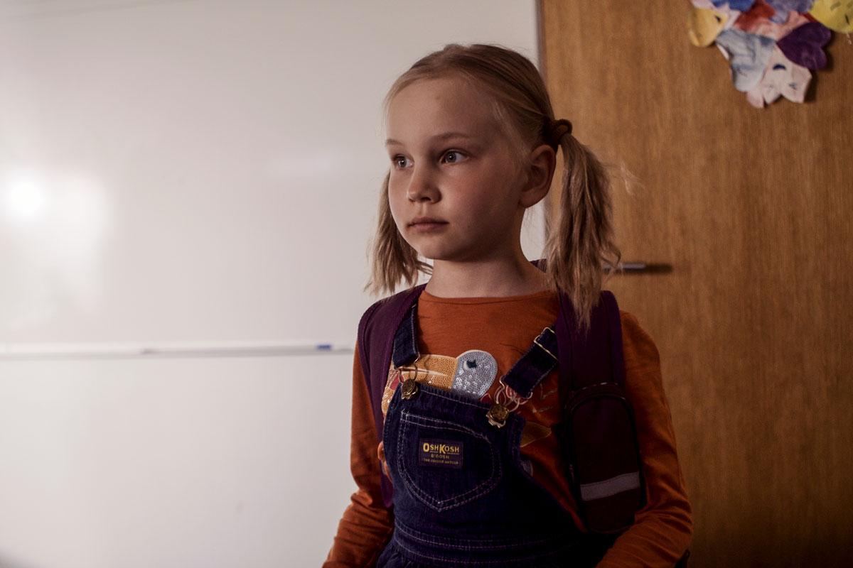 Repussa ripaus reippautta -videon pääosassa on 7-vuotias Livia Keski-Kuha.