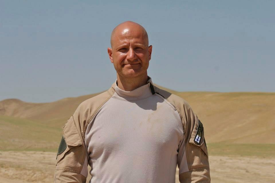 Heikki Arikka toimi Afganistanissa sotilaspappina vuonna 2014.
