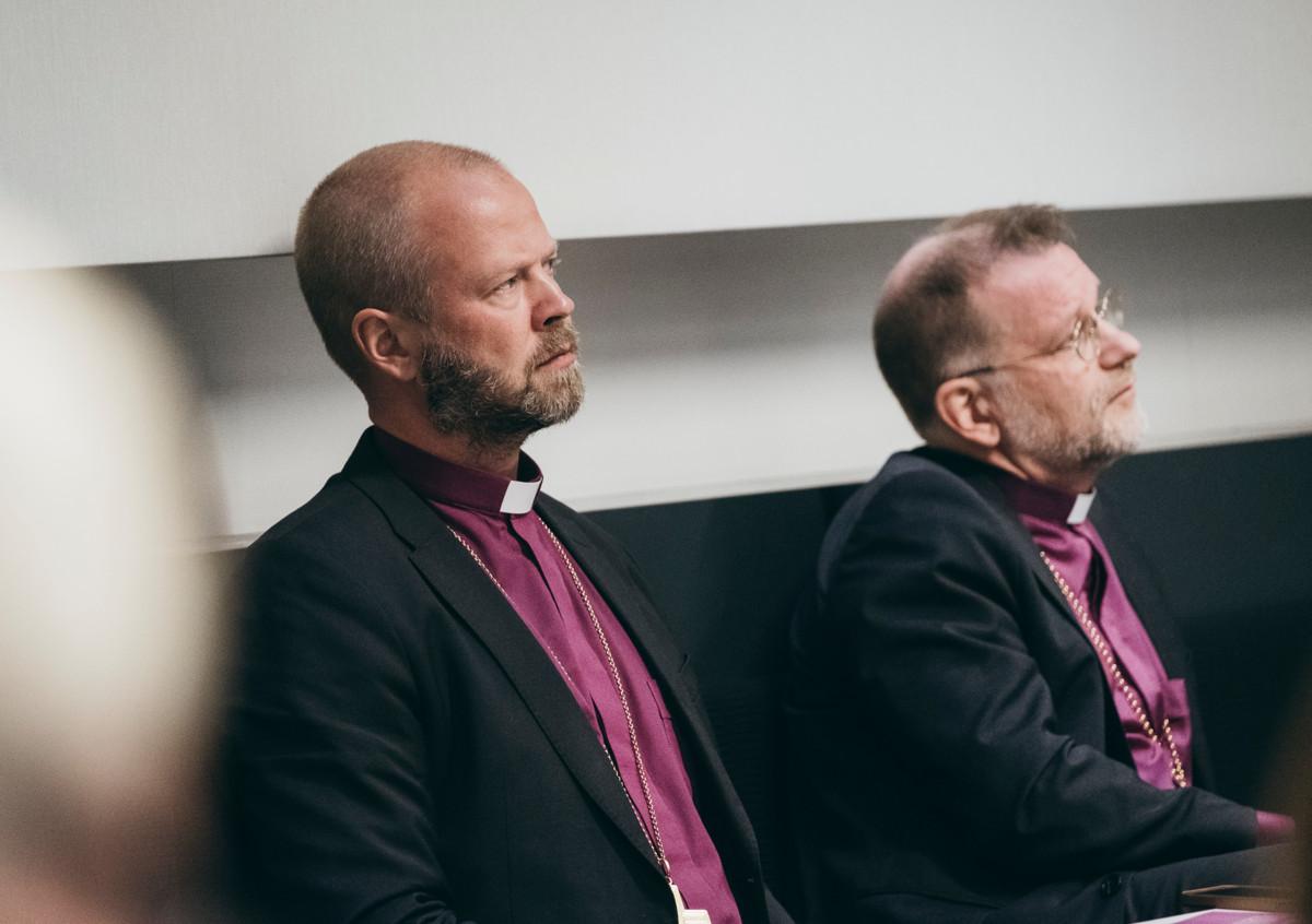 Helsingin piispa Teemu Laajasalo ja Kuopion piispa Jari Jolkkonen.