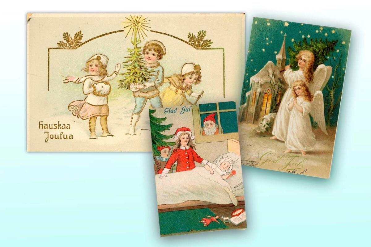  Joulukorttiperinne on tiettävästi lähtöisin Englannista. Pohjoismaihin ne rantautuivat 1880−1890-luvuilla.