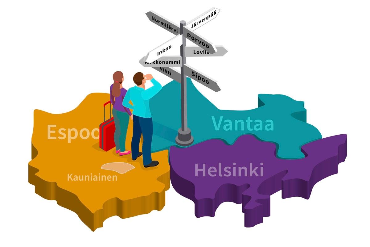 Kirkon jäseniä muuttaa nyt pääkaupunkiseudulta kehyskuntiin ja muualle Suomeen.