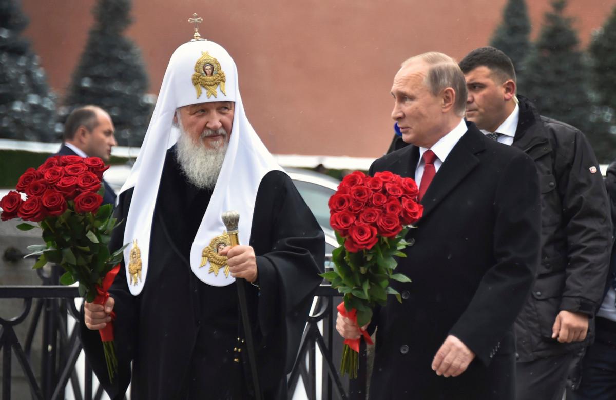 Venäjän ortodoksisen kirkon patriarkka Kirill ja presidentti Vladimir Putin jakavat saman arvomaailman.