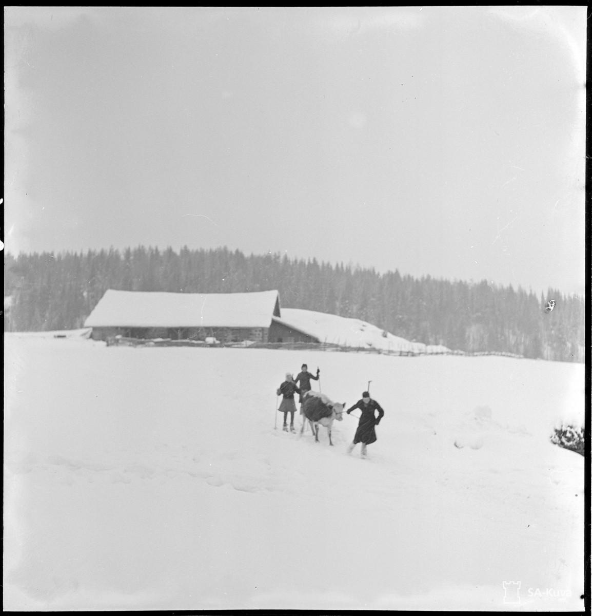 Evakuointia Sortavalassa vuonna 1940.