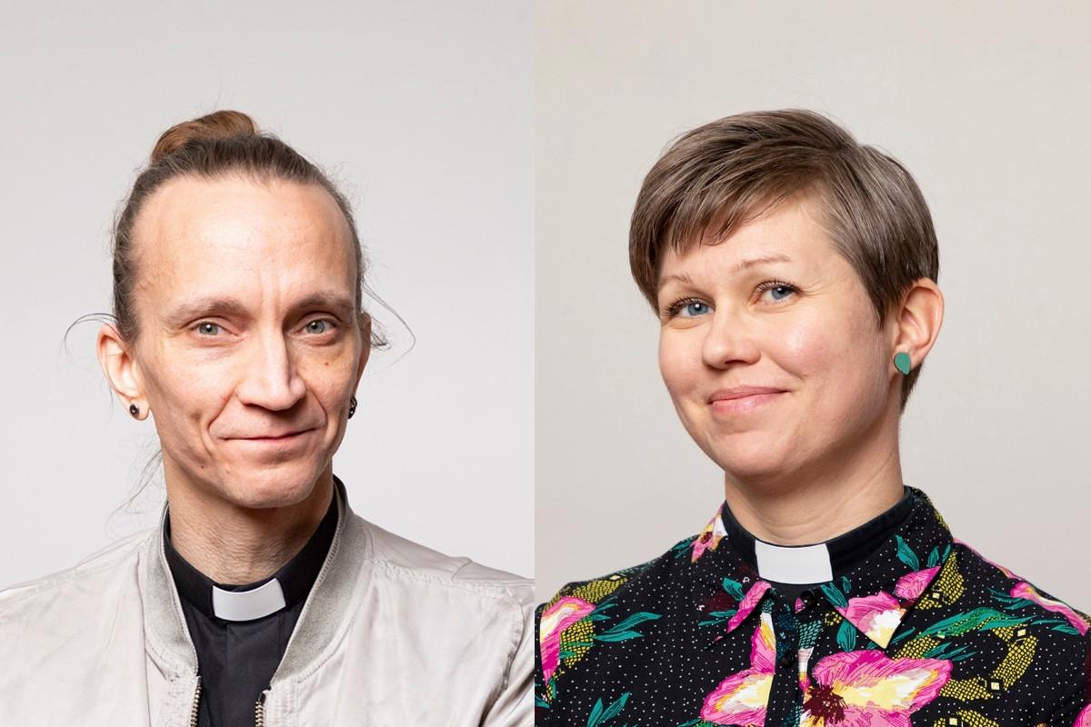 Henrik Wikström ja Tiia Valve-Tuovinen ovat ehdolla Pakilan kirkkoherraksi.