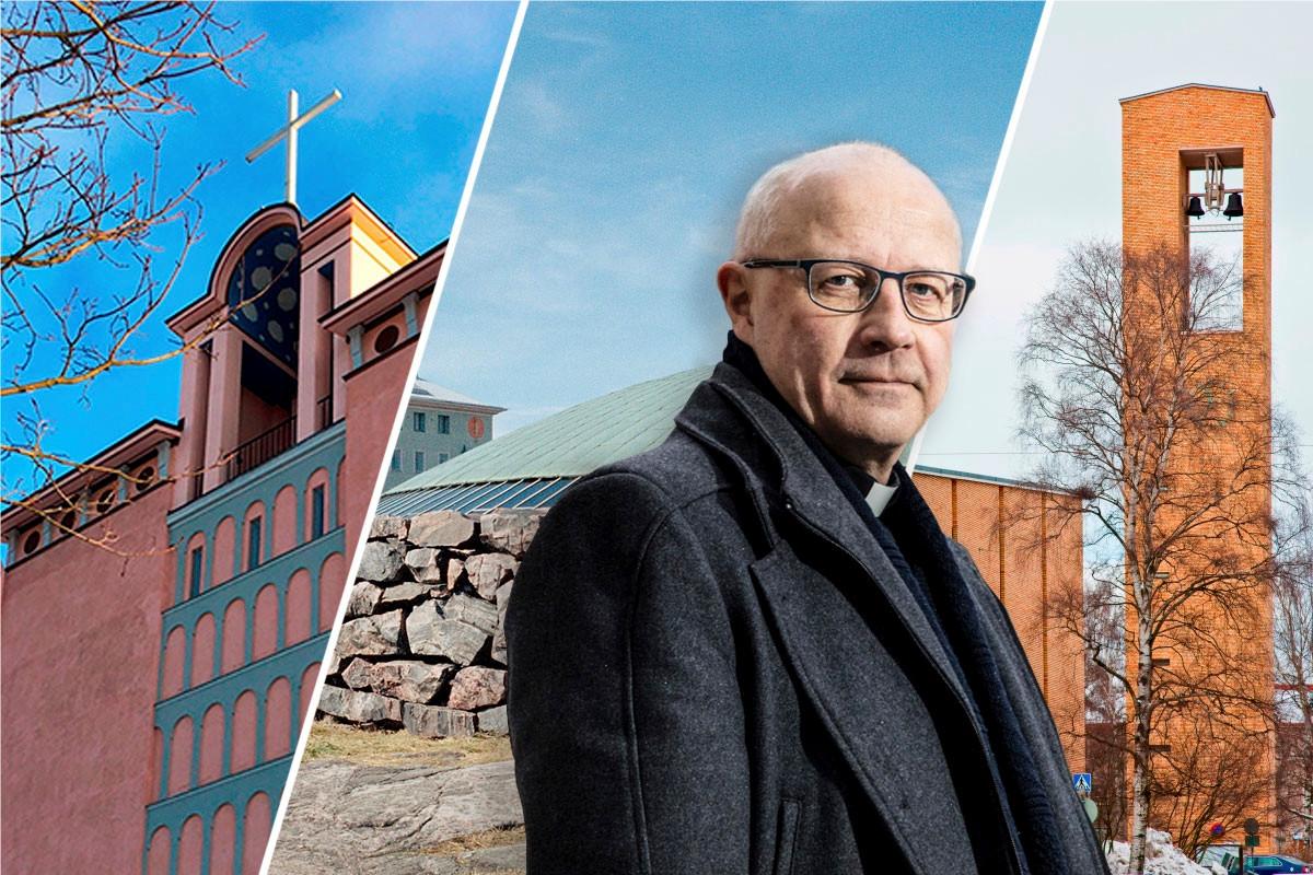 Töölön kirkkoherra Hannu Ronimus jää eläkkeelle. Iso kaupunkiseurakunta, jolla on muun muassa Töölön, Temppeliaukion ja Meilahden kirkot, etsii nyt uutta kirkkoherraa.