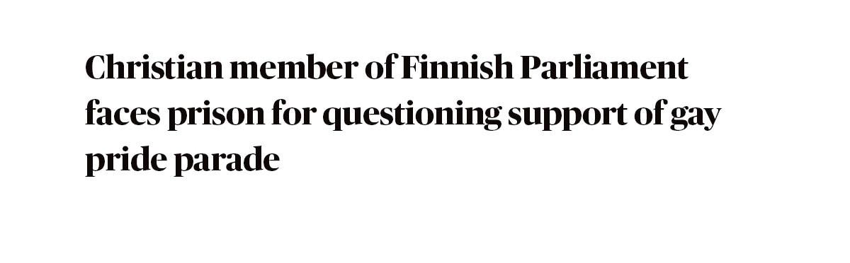 Danielle Miettisen kirjassa Päivi Räsänen kertoo korjanneensa hurjimpia ulkomailla levinneitä väitteitä, kuten sitä, että häntä uhkaisi vankeustuomio. Muun muassa laatulehti The Washington Times väitti näin. Todellisuudessa syyttäjä vaati Räsäselle sakkoja.