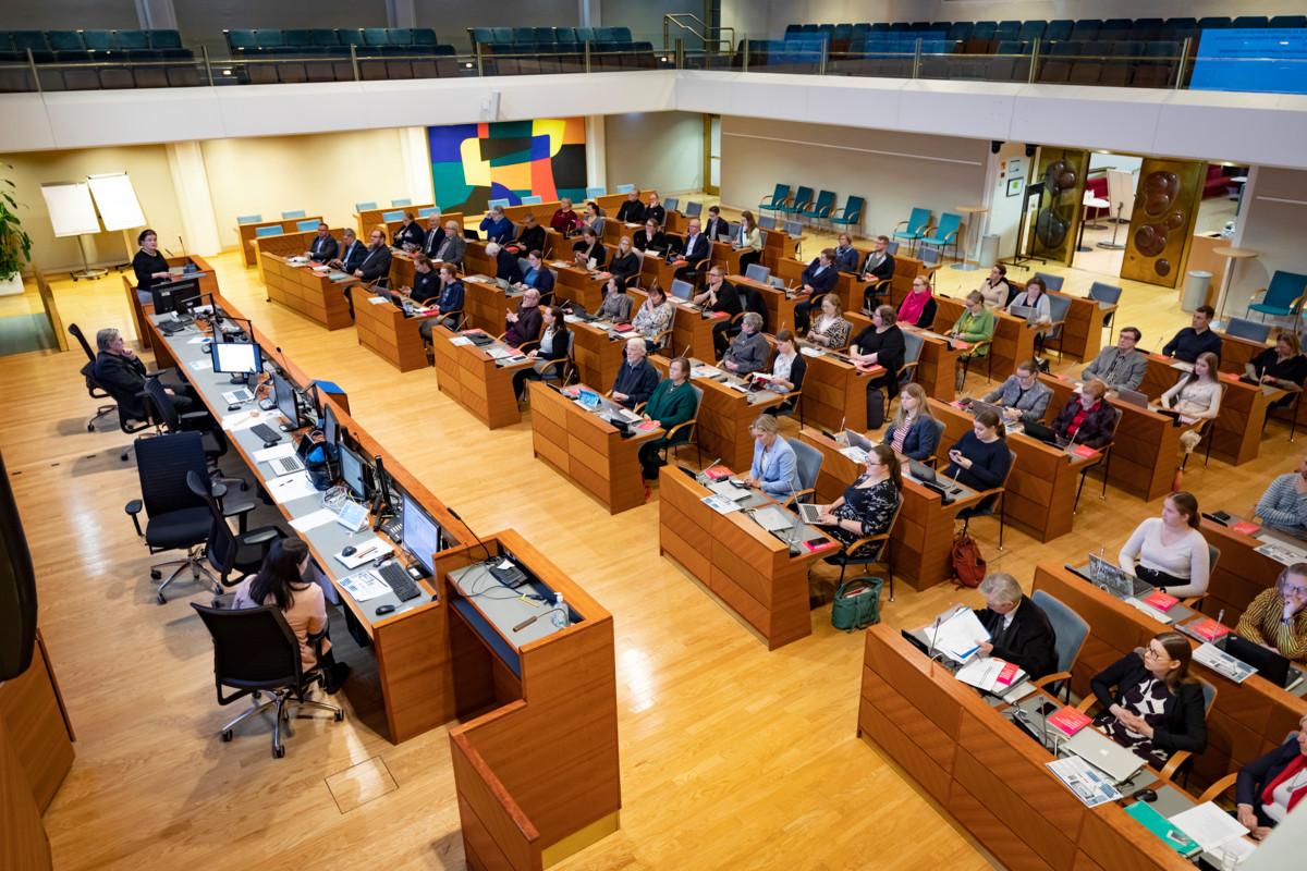 Espoon yhteinen kirkkovaltuusto kokoontui 25. tammikuuta Espoon valtuustotalolla. 
