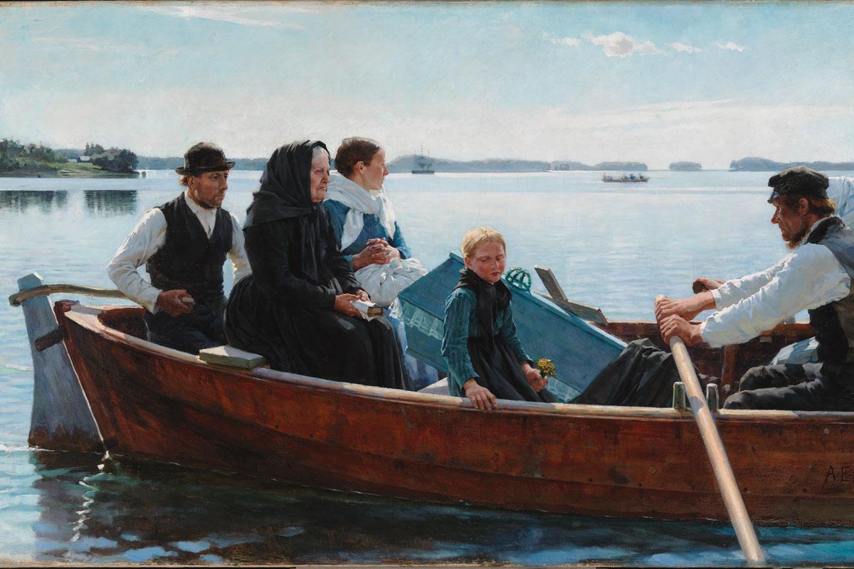 Lapsen ruumissaatto on Albert Edelfeltin maalaus vuodelta 1879.