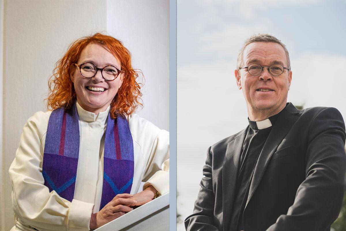 Mari Parkkinen on Imatran kirkkoherra ja Pekka Särkiö toimii Kangasniemen seurakunnan vt. kirkkoherrana.