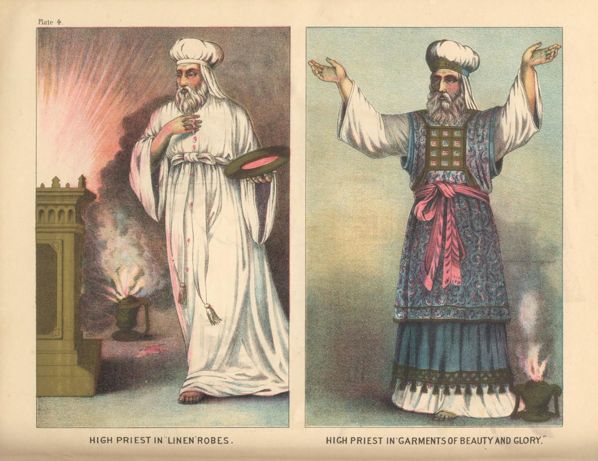 Juutalaisen ylipapin vaatetus on kuvailtu Toisessa Mooseksen kirjassa. Kuva: Istock