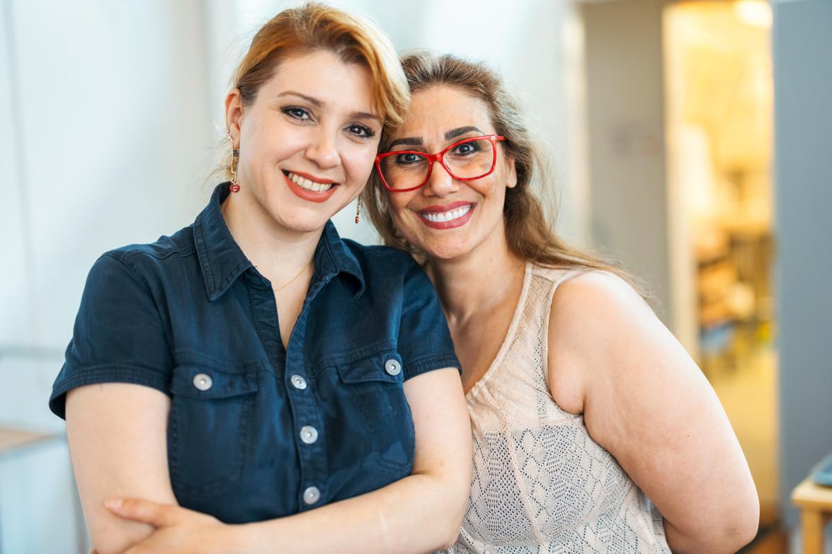 Elham Sedighi ja Marzie Rahimi osallistuivat syyskauden ensimmäisiin harjoituksiin.