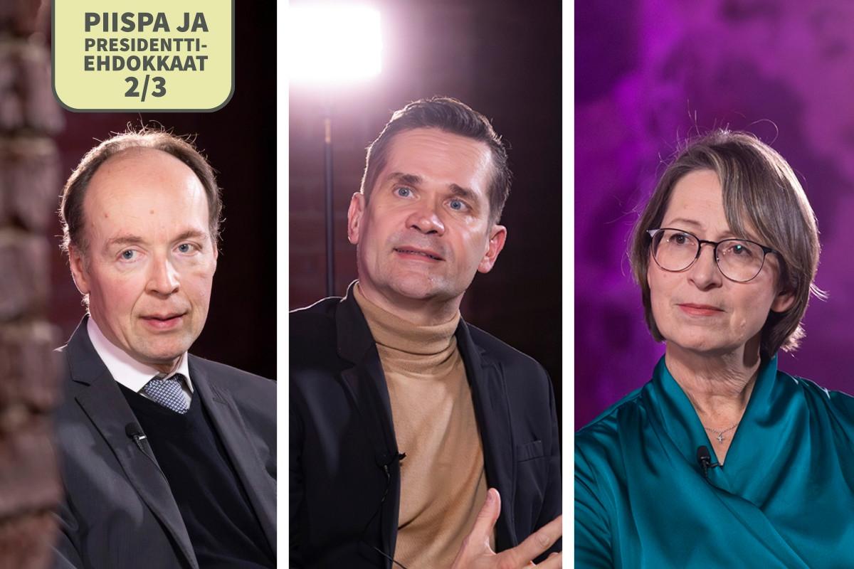 Presidentin arvot -keskustelusarja, jossa piispa Teemu Laajasalo haastattelee presidenttiehdokkaita, jatkui Jussi Halla-ahon, Mika Aaltolan ja Sari Essayahin kanssa käydyillä keskusteluilla.