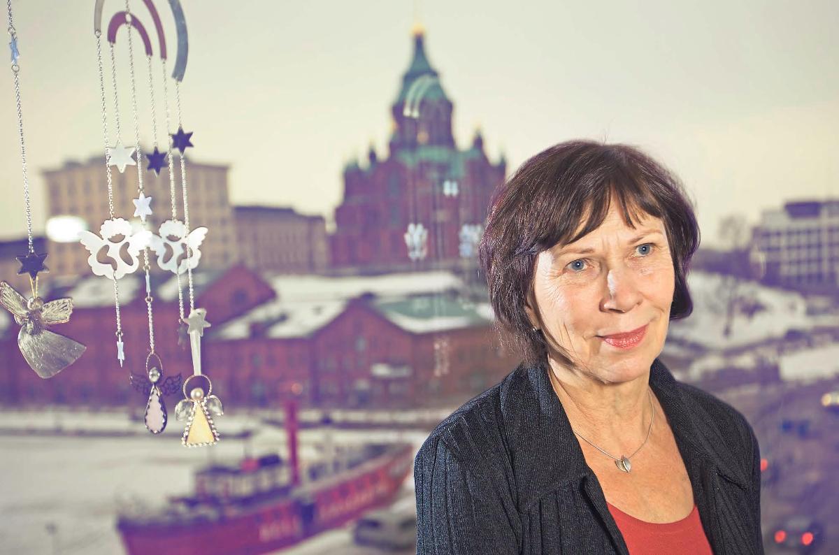Eläkkeelle juuri jäänyt Aino-Kaarina Mäkisalo voi vihdoin keskittyä luovaan työhön.