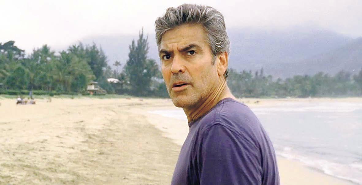 Matt (George Clooney) tekee salapoliisimatkan vaimonsa lähimenneisyyteen.
