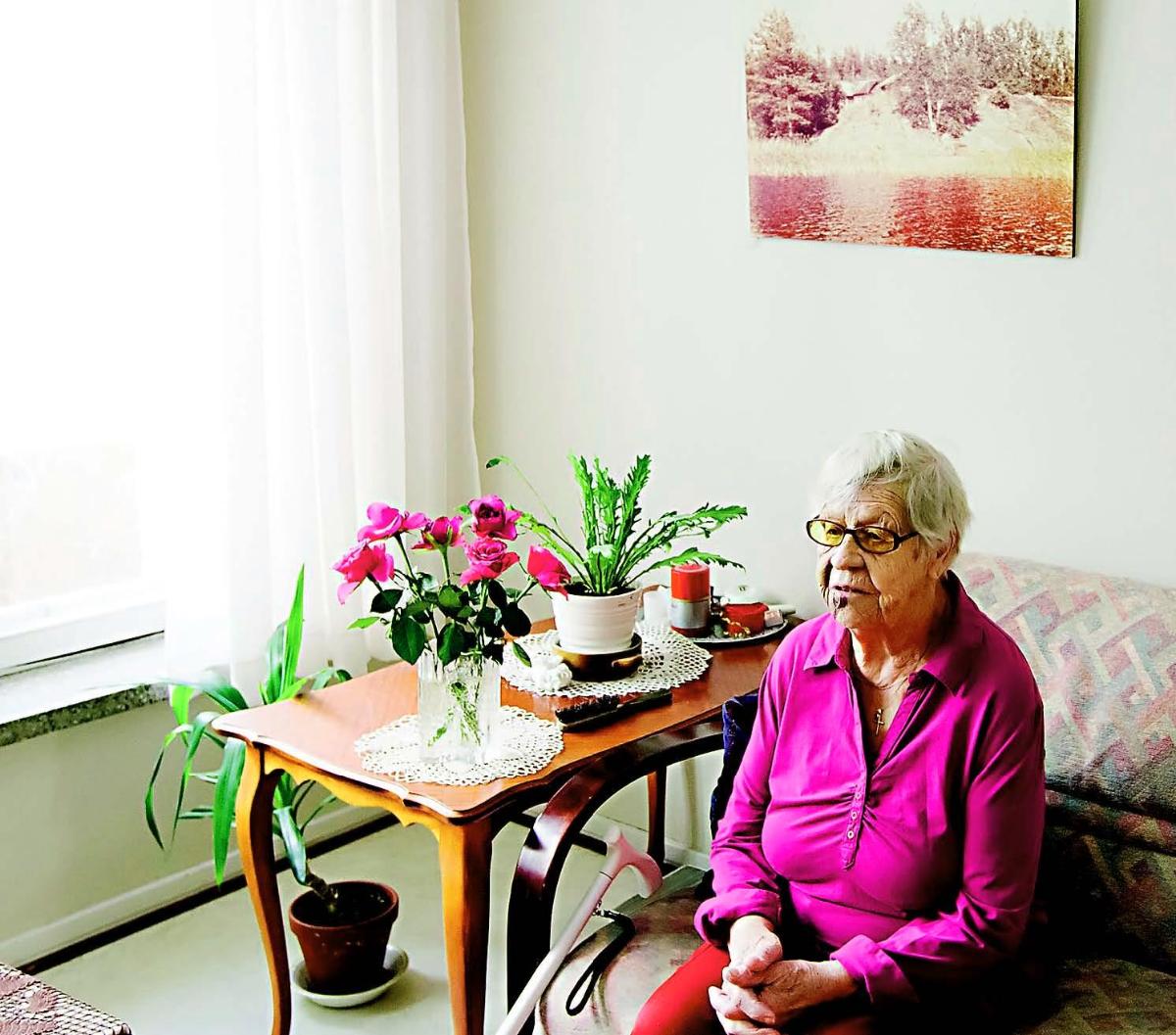 Anna Pyykkö on asunut samassa talossa vuodesta 1965.