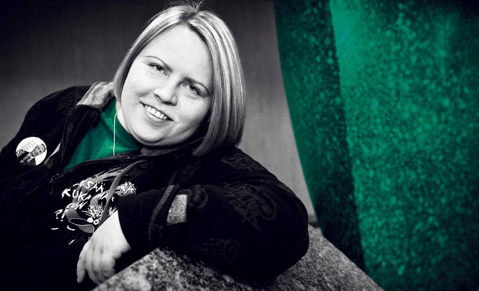 Vihreä omatunto. Laura Mäntylän johtama Armon Vihreät suunnittelee linjausta kirkon ympäristökasvatuksen kohentamiseksi. Kuva: Esko Jämsä