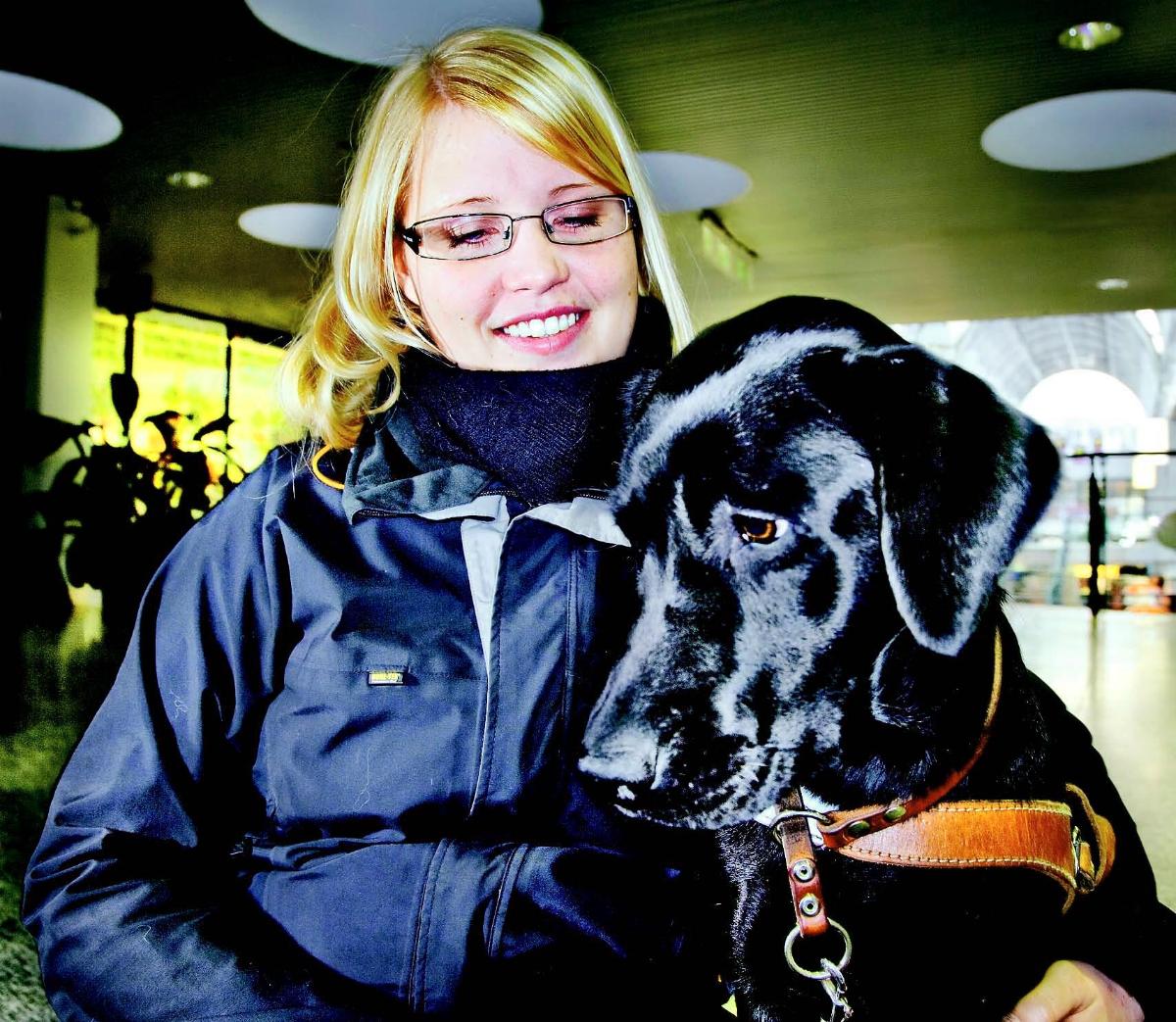 Mette-koira harjoittelee Heidi Kuusiston johdolla viitenä päivänä viikossa.