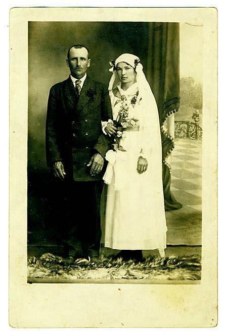 Maijan isovanhemmat Ada ja Taavi Laakso vihittiin vuonna 1919. 