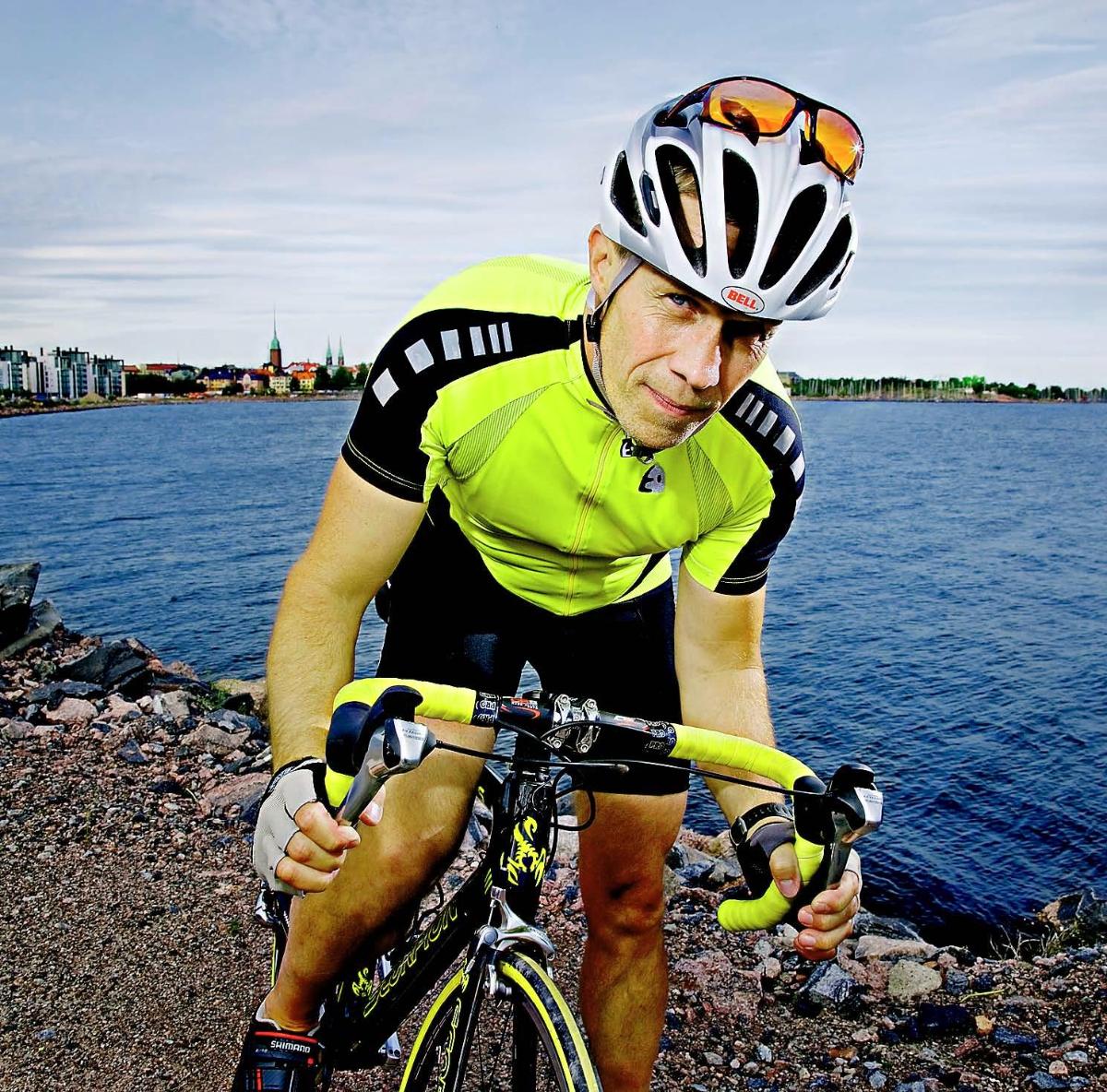 — Triathlon opettaa mielenmalttia, Jaakko Haapala sanoo.