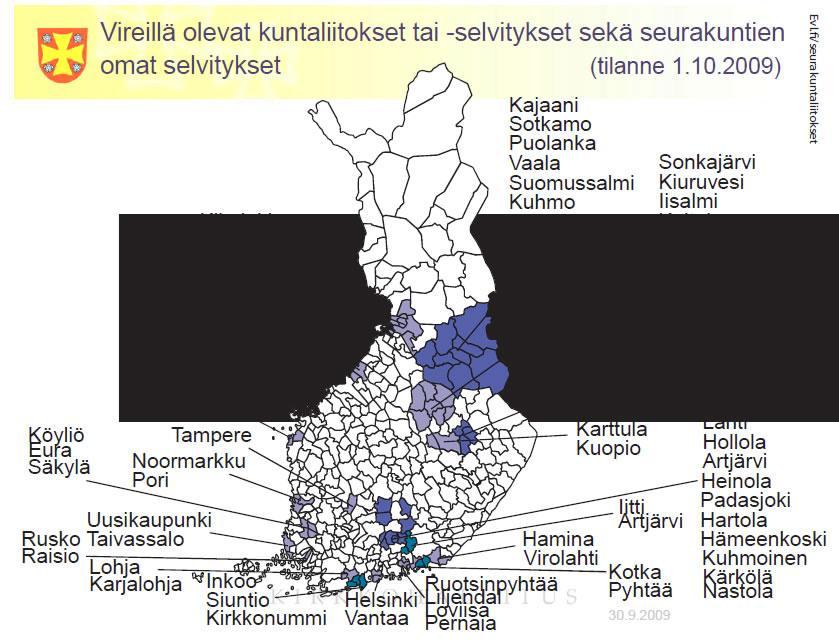 Kuntien rakennemuutos koskettaa myös seurakuntia. Lisäksi monessa seurakunnassa pohditaan yhdistymistä taloudellisista tai toiminnallisista syistä. 