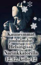 Mannerheimin patsaskin liikuttuu, kun kauneimmat joululaulut kaikuvat Narinkkatorilta.