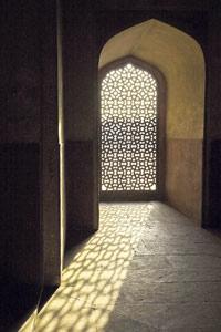 Islam, Valon tie. Kuvassa Humayun hauta Delhissä. Valokuva alumiinille 2007.