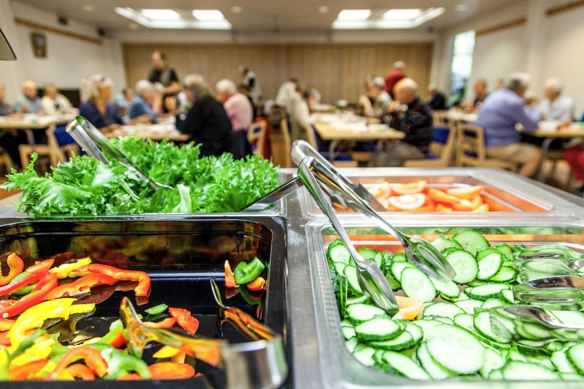 Soukan kappelilla ruokailijoita oli noin neljäkymmentä. Kuva: Sirpa Päivinen